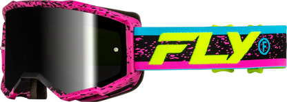 Zone Goggle Pink/Black/Hi Vis W/ Black Mirror/Smoke Lens