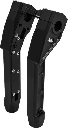 Nl 1 1/8" X Riser 10" Pull Back Black
