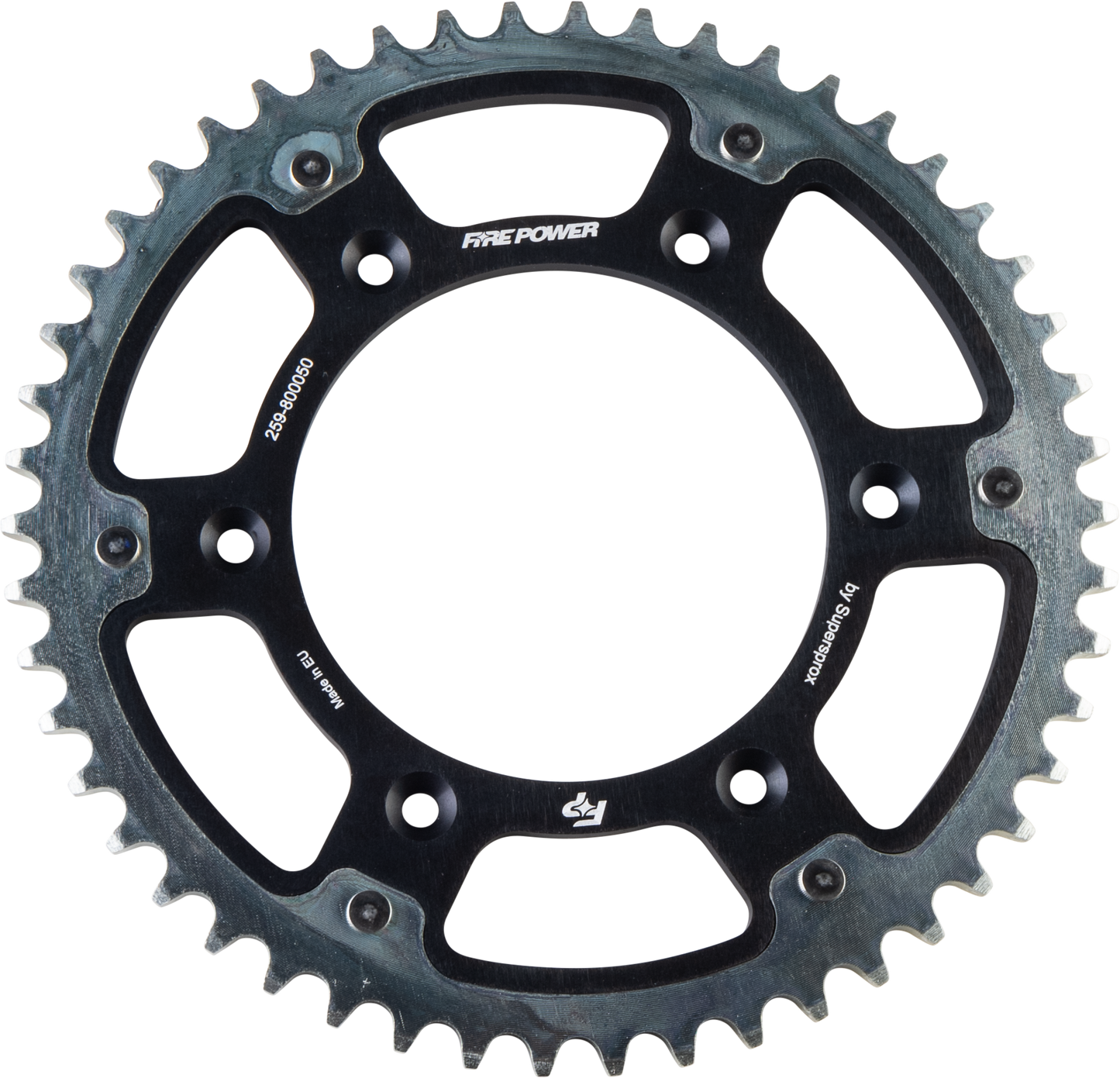 Rear Sprocket Hybrid 50t Blk/Sil