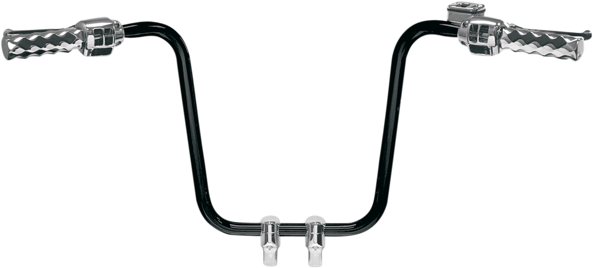LA CHOPPERS Hefty 1-1/4" Handlebar - Ape Hanger - 18" - Black LA-7312-18B