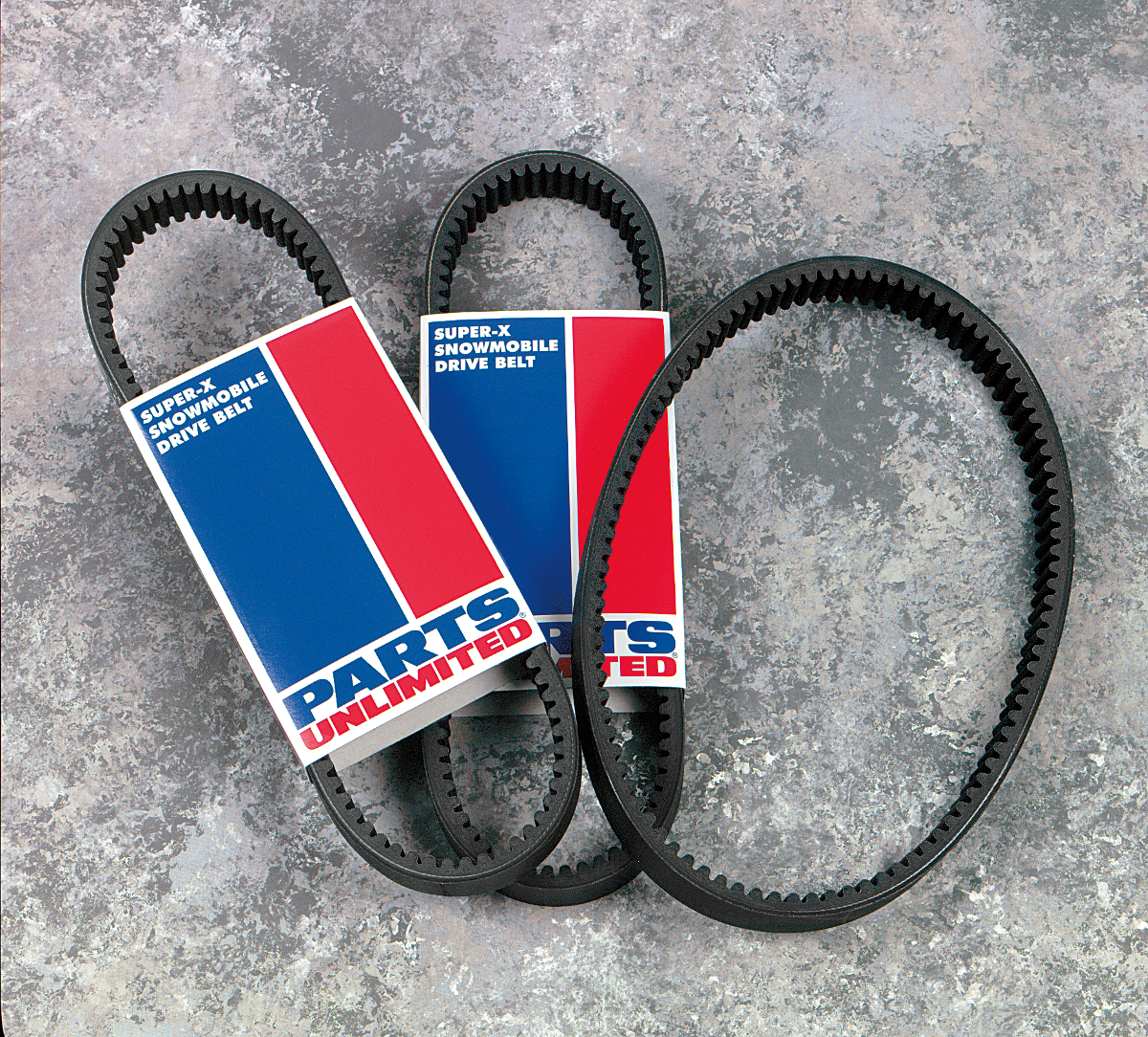 PARTS UNLIMITED Drive Belt - Super X - 1-3/8" (W) x 45-5/8" (OC) 47-3887