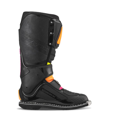 Sg12 Le Boots Black/Orange/Pink Sz 08