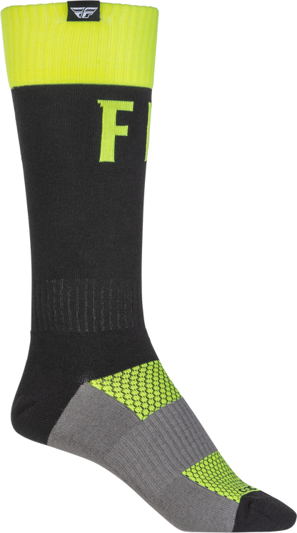 Mx Pro Socks Hi Vis/Black Lg/Xl