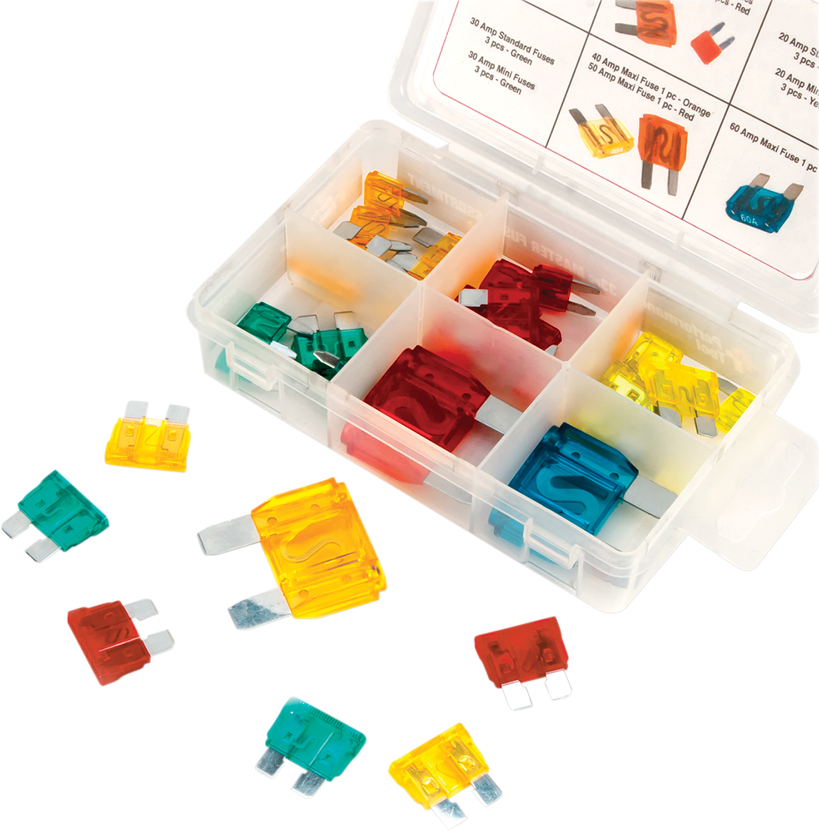 PERFORMANCE TOOL Fuse Assortment - Master - 33 Pack W5370