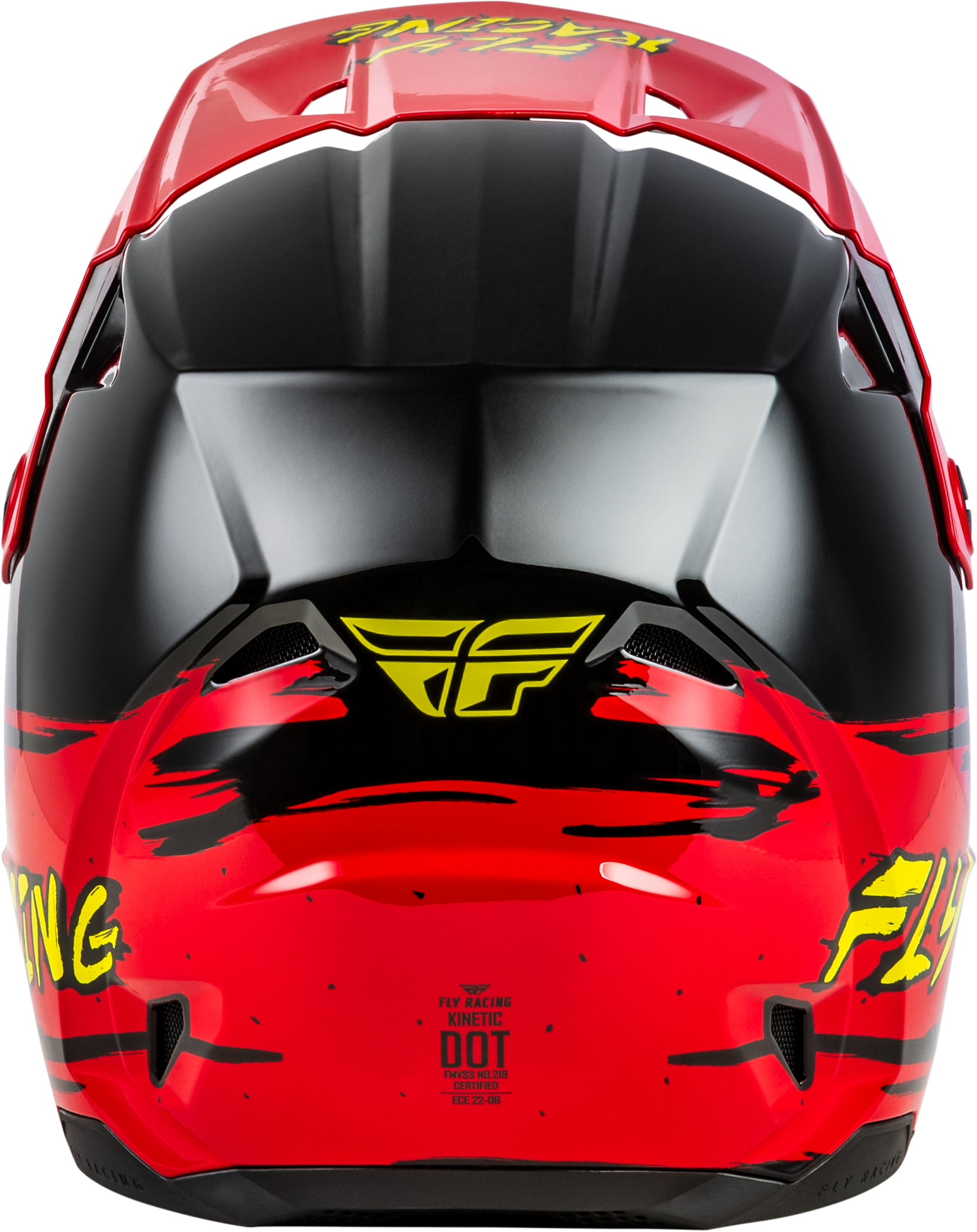Youth Kinetic Surge Helmet Black/Red/Yellow Ym