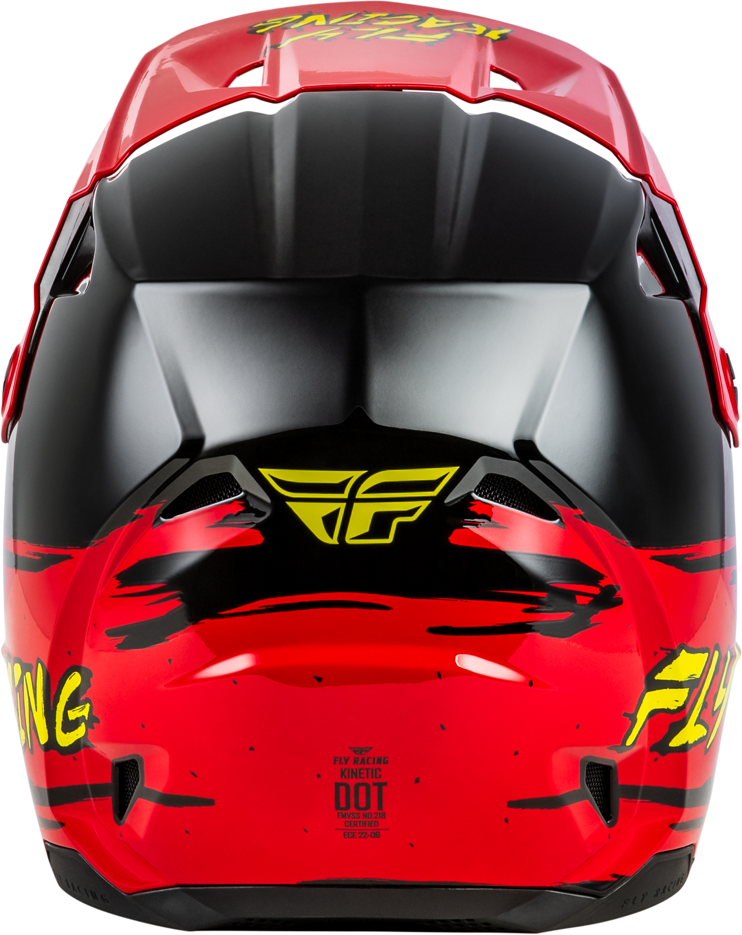 Youth Kinetic Surge Helmet Black/Red/Yellow Yl