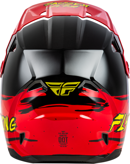 Youth Kinetic Surge Helmet Black/Red/Yellow Yl
