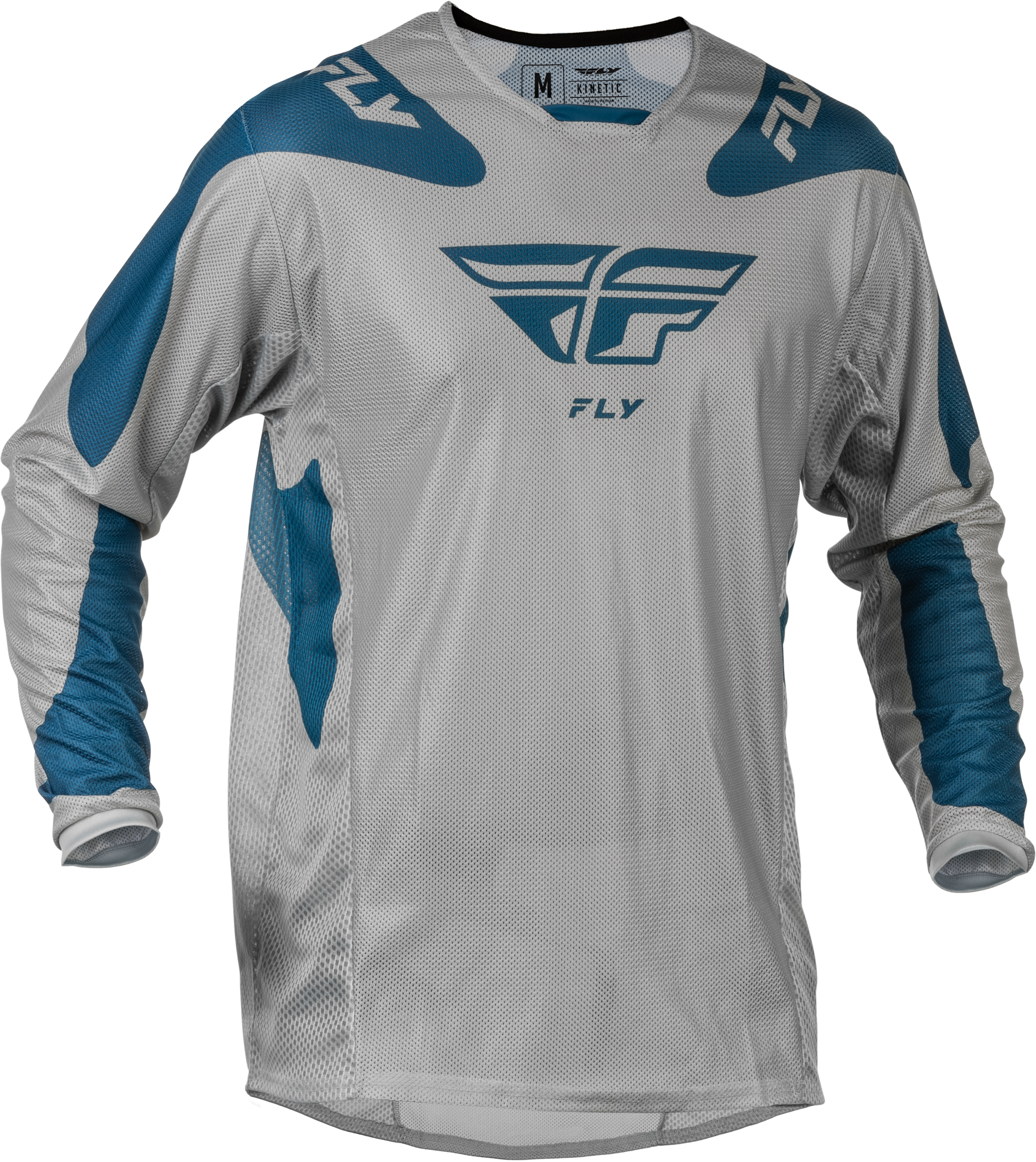 Kinetic Mesh Sym Jersey Grey/Blue Xl