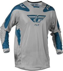 Kinetic Mesh Sym Jersey Grey/Blue Lg
