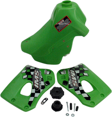 IMS PRODUCTS INC. Large-Capacity Gas Tank - Green - Kawasaki - 3.4 Gallon 113128-G1