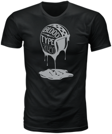 Blood Type Tee Black 2x