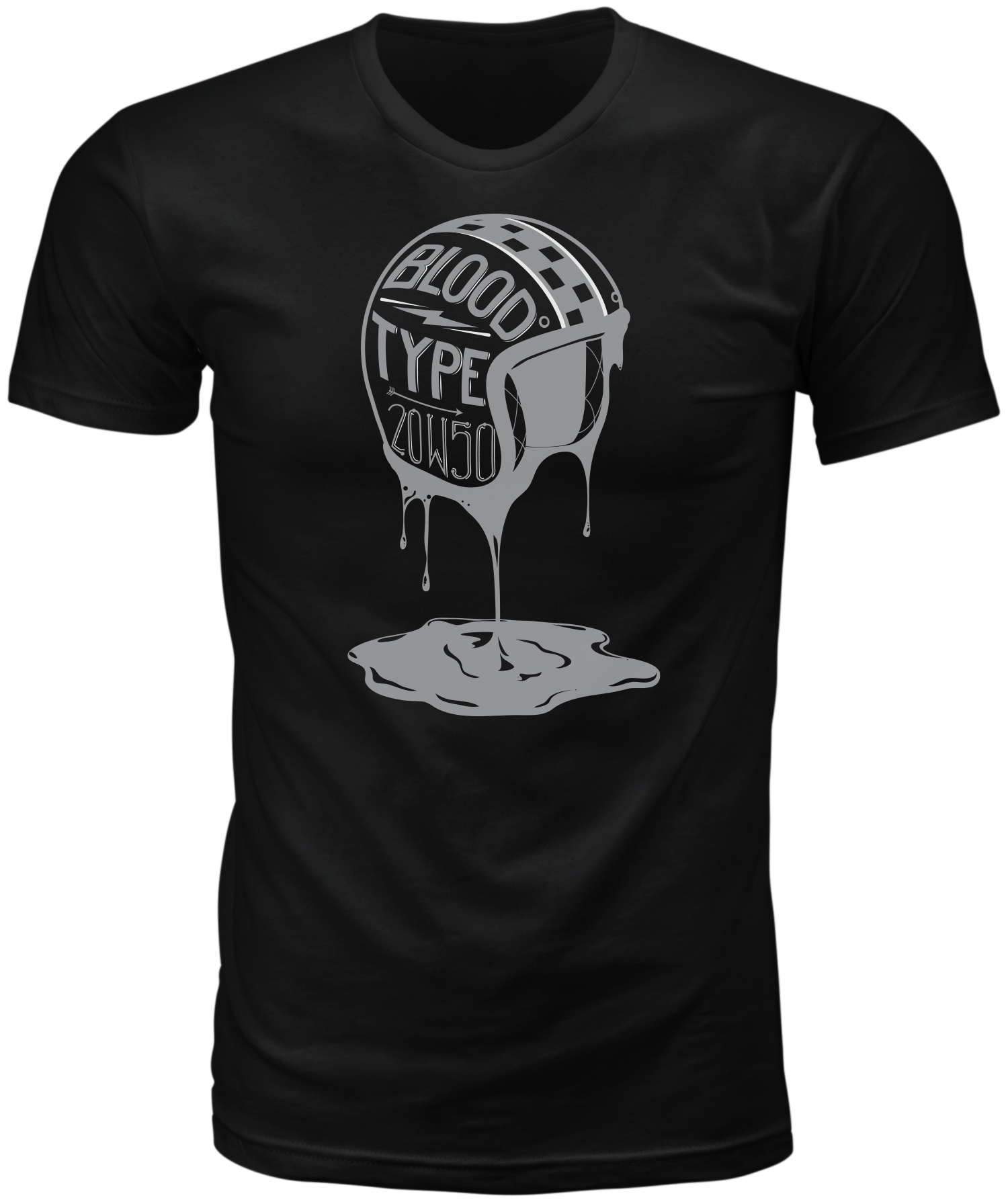 Blood Type Tee Black Md