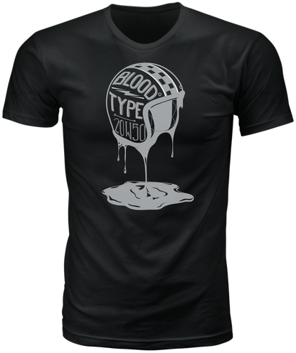 Blood Type Tee Black Md