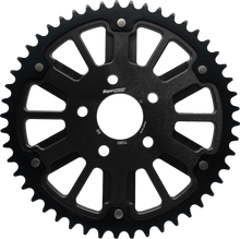Stealth 49t Rear Sprocket Blk Alum Car  Blk Steel Teeth