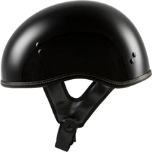 .357 Solid Half Helmet Gloss Black 2x