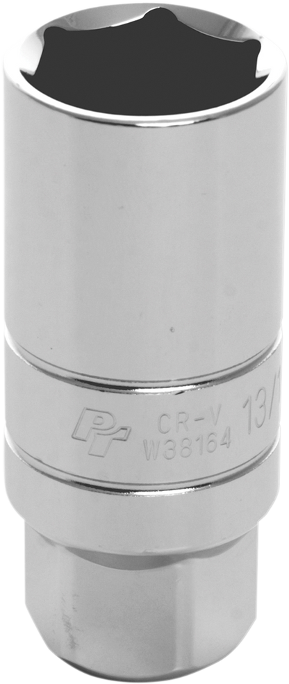 PERFORMANCE TOOL Socket - Spark/Plug - 13/16" W38164
