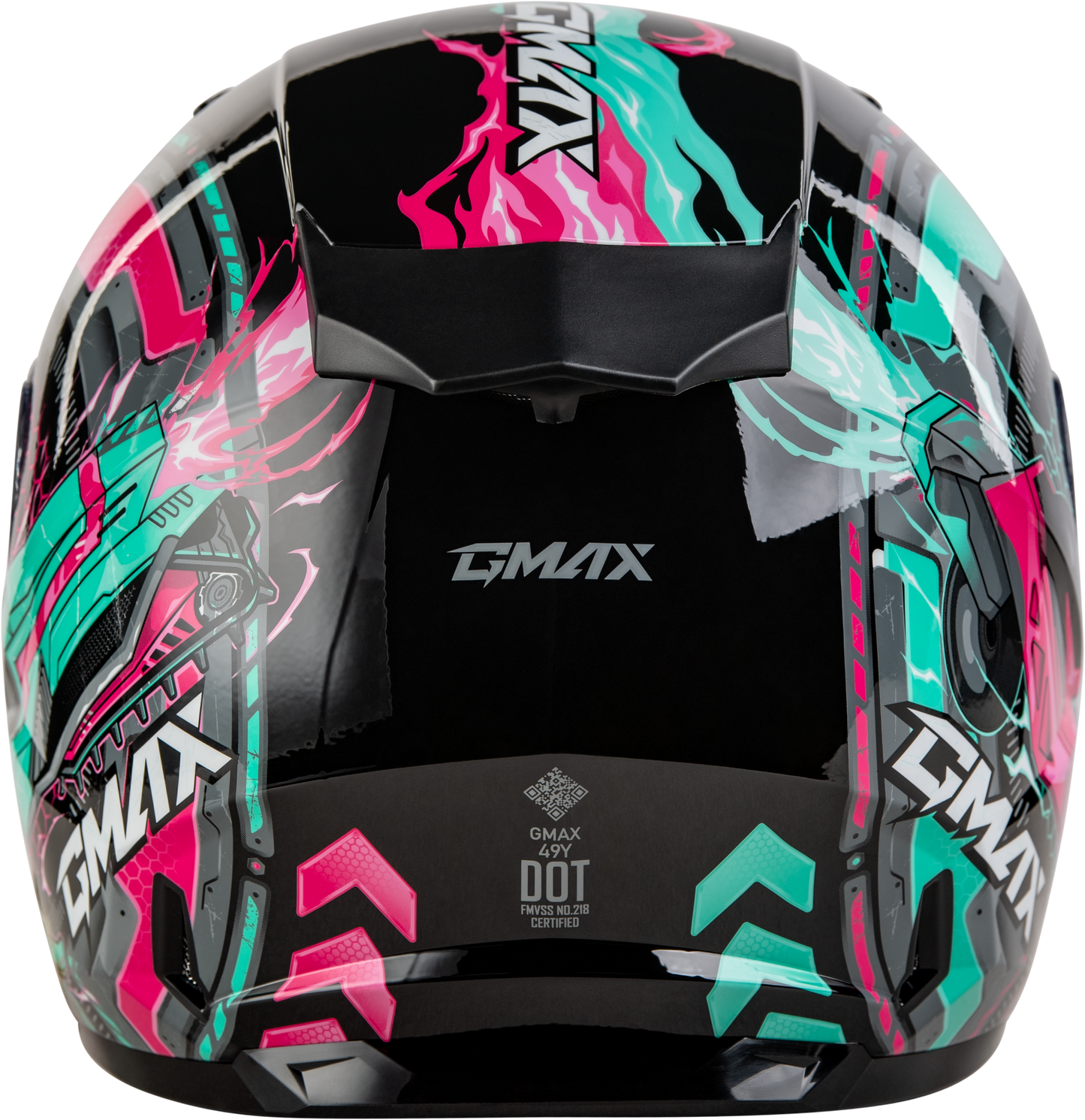Gm 49y Charge Helmet Black/Pink/Aqua Ym