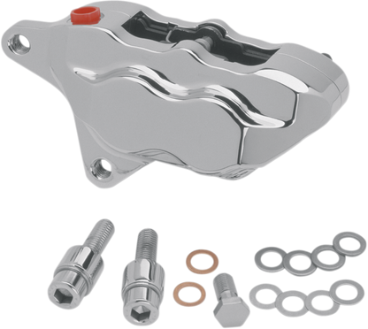 HAWG HALTERS 4-Piston Caliper - Front - Chrome LHSCC501