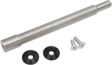 PAUL YAFFE BAGGER NATION Y-Axle with Smooth Style Axle Cover Kit - Custom - Front - Black - 25 mm PYO:YAXLE-08-SM-B