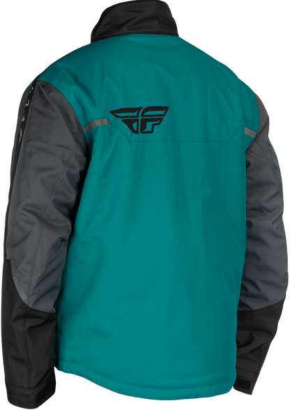 Outpost Jacket Black/Teal/Orange 3x