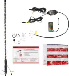 SADDLE TRAMP 3" Whip Light - Chasing - RGB - w/ Controller MPS-CHWP-1