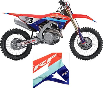 FACTORY EFFEX Candy Chrome Series Shroud/Airbox Graphics Kit - Honda - CRF 250R/450R 27-03306