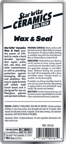 STAR BRITE Ceramic Seal & Wax - 16 oz. 204116