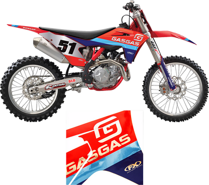 FACTORY EFFEX Candy Chrome Series Trim Graphics Kit - Gas Gas 27-51702