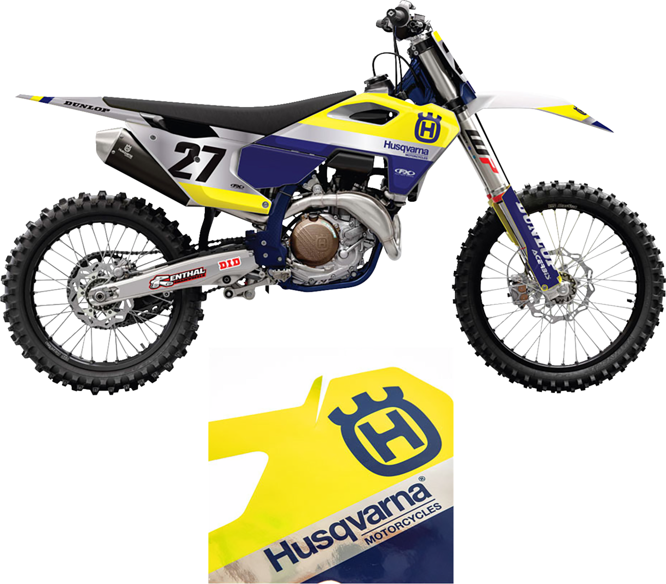 FACTORY EFFEX Candy Chrome Series Trim Graphics Kit - Husqvarna 27-51602