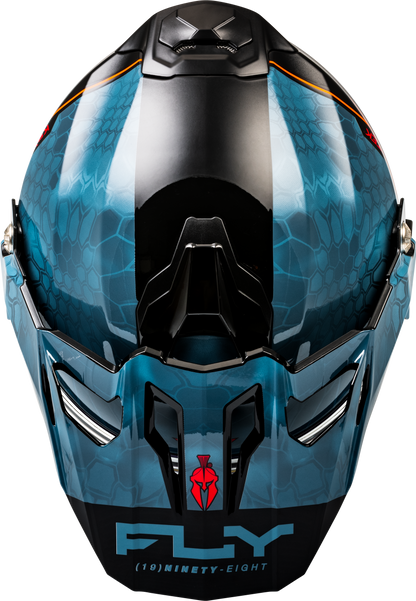 Trekker Cw Conceal Helmet Dual Shld Slate/Black/Red Xs