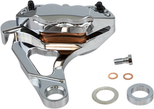 HAWG HALTERS 4-Piston Caliper - Rear - Chrome RKSTCC508