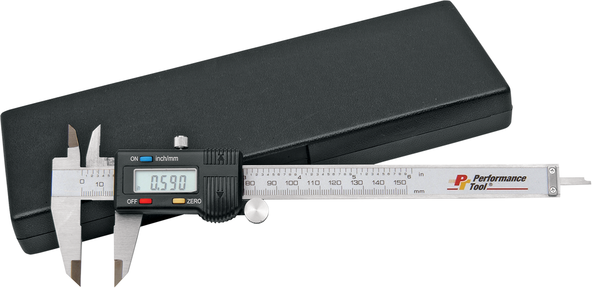 PERFORMANCE TOOL Digital Caliper w/Case W80152