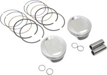 KB PERFORMANCE Piston Kit - 4.000" +0.005" - 10.0:1 CR - 96"/103" Twin Cam Bored to 110 CI w/SE 95 cc Heads KB661C.005