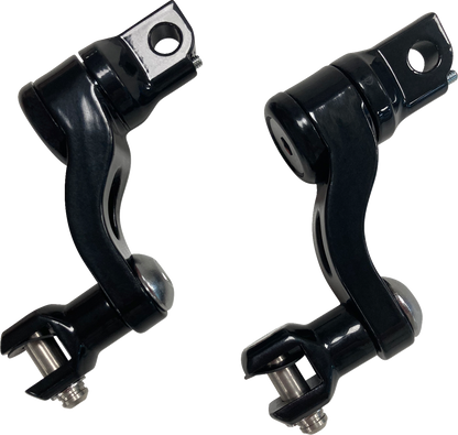 DRAG SPECIALTIES Passenger Peg Mount - Adjustable - Black 63190B