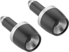 Bar Ends Pair Silver