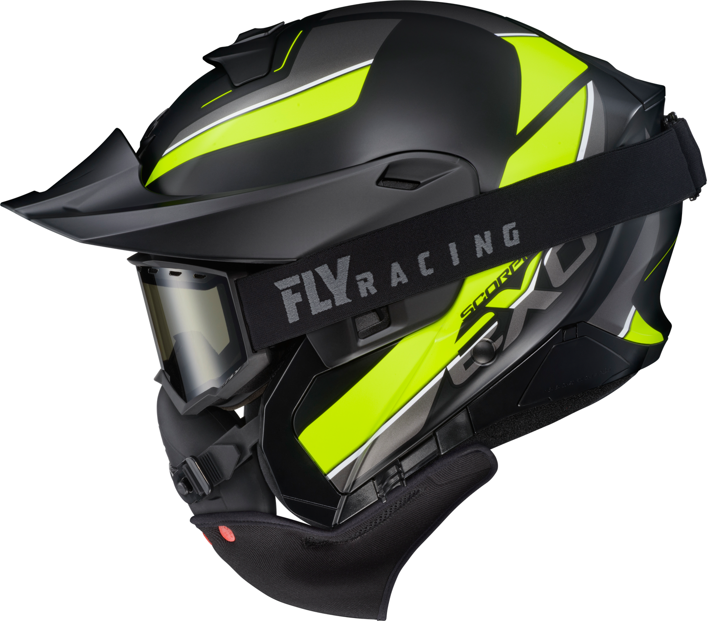 Exo Gt930 Cold Weather Helmet Modulus Hi Vis Xl (Electric)