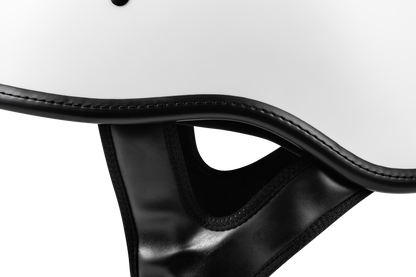 .357 Solid Half Helmet Matte White Xs