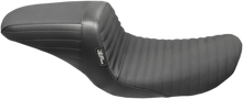 LE PERA Kickflip Seat - Pleated w/ Gripp Tape - Black - FXD '96-'03 LN-591PTGP