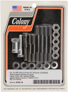 COLONY Pump Mounting Kit - Chrome 8740-19