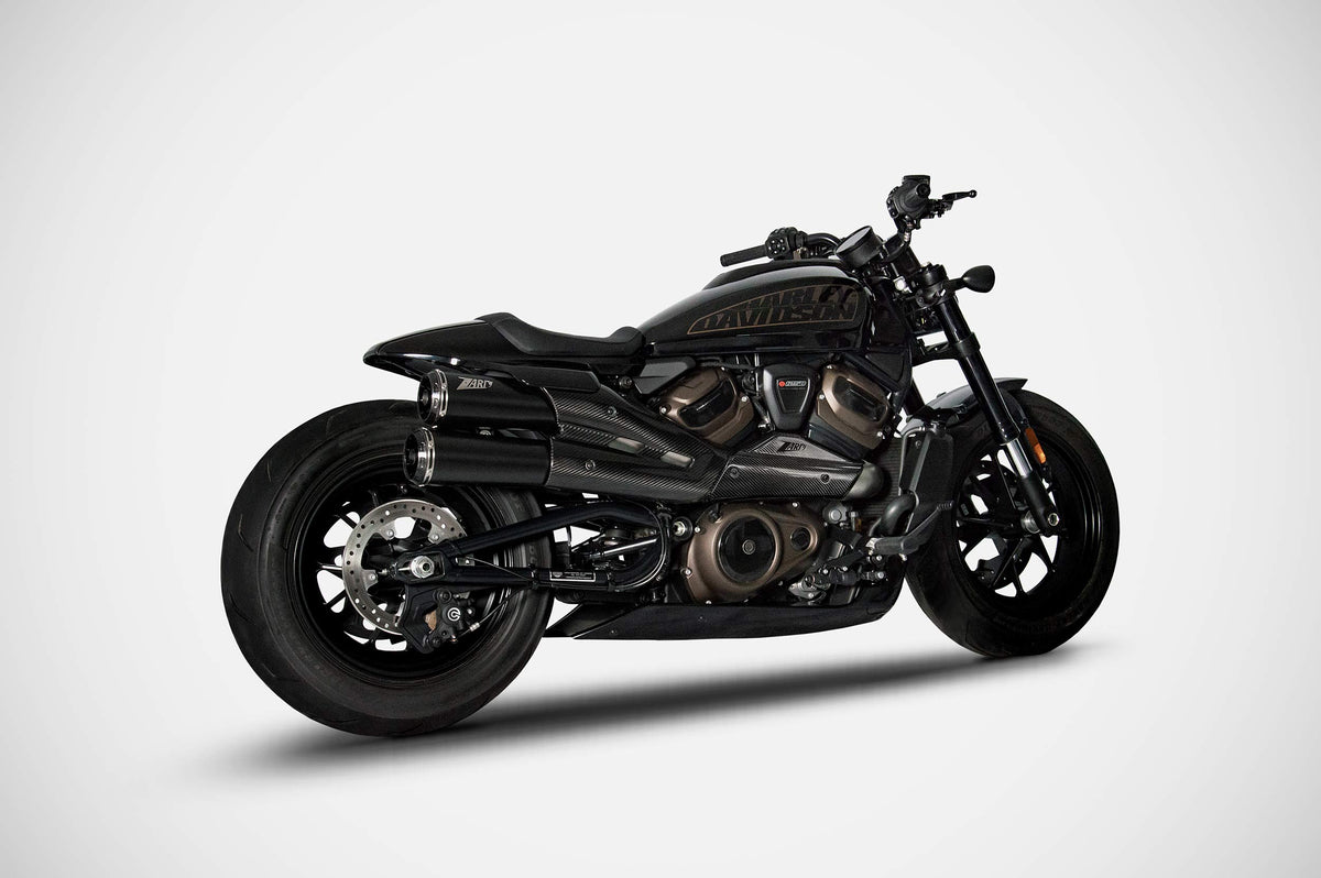 Zard Top Gun exhaust for Harley Davidson Sportster S 1250