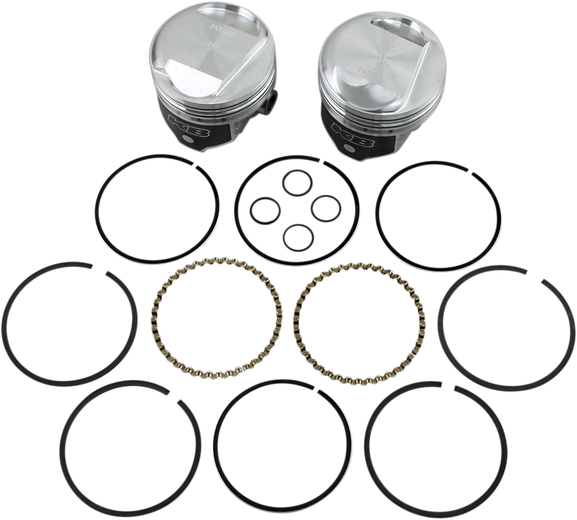 KB PERFORMANCE Piston Kit - +0.010" - 80" Evolution Big Twin KB266.010