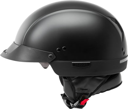Hh 75 Half Helmet Matte Black Xl
