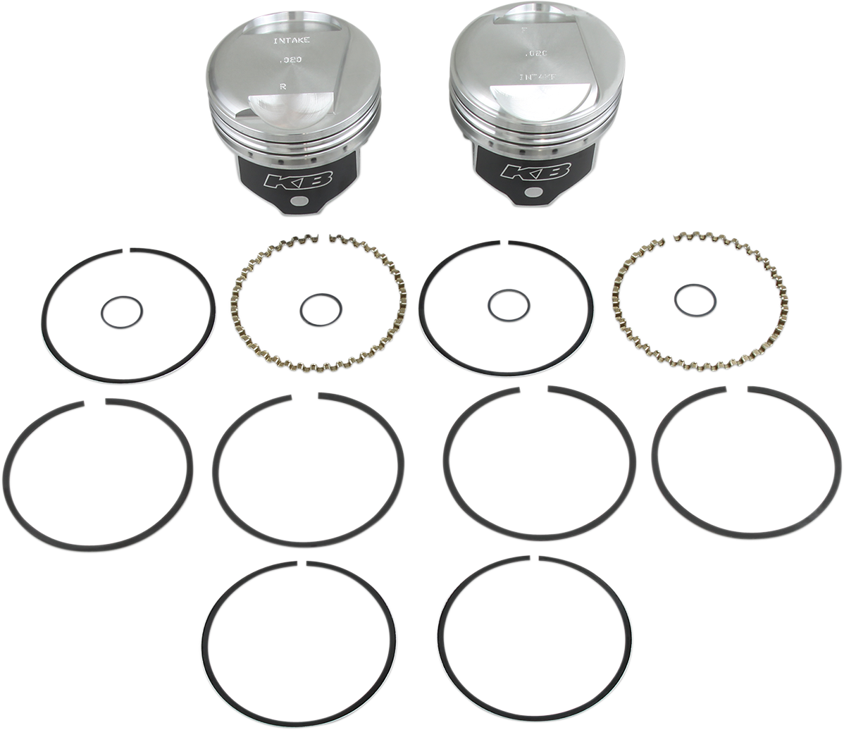 KB PERFORMANCE Piston Kit - +0.020" - 80" Evolution Big Twin KB266.020