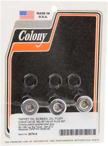 COLONY Plug Kit - Oil Pump - Big Twin 2074-6
