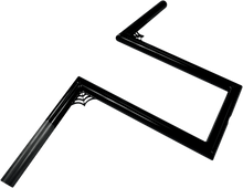 LA CHOPPERS 1" Old School Handlebar - Web Z - 12" - Black LA-7380-W12B