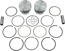KB PERFORMANCE Piston Kit - 3.498" +0.005" - 10.0:1 CR - XL883 to 1200 Conversion KB272.005