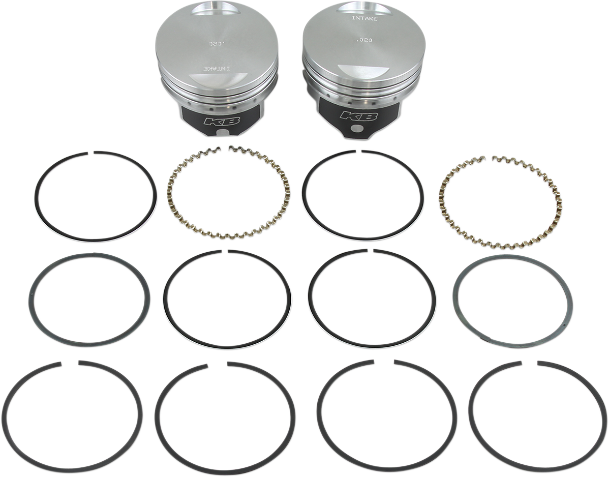 KB PERFORMANCE Piston Kit - +0.020" - 80" Evolution Big Twin KB305.020