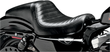 LE PERA Daytona Seat - Without Backrest - Pleated - Black - XL '04-'23 LK-542PT