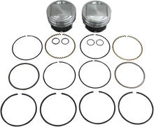 KB PERFORMANCE Piston Kit - 3.875" Standard - 10.5:1 CR - 95" Twin Cam Big Bore KB411.STD