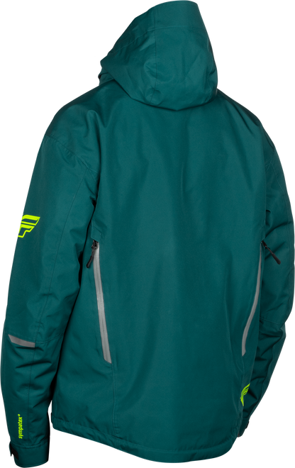 Incline Jacket Teal/Black Md